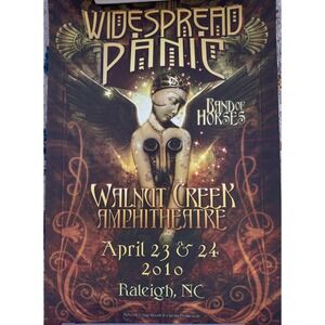 Widespread Panic Limited edition poster out of 300 April 23/24 2010 Raleigh NC
